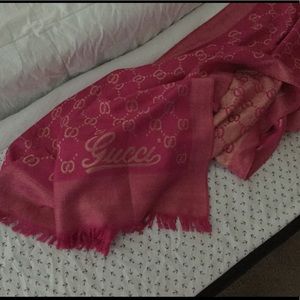 Gucci Pink Scarf